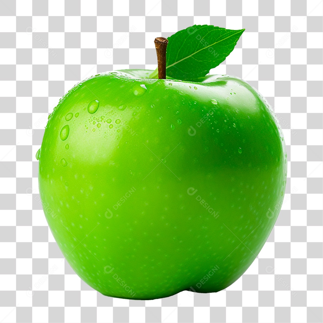 Maçã Verde PNG Transparente