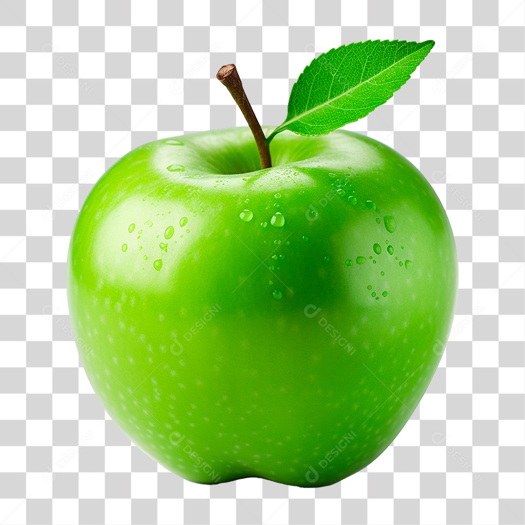 Maçã Verde PNG Transparente