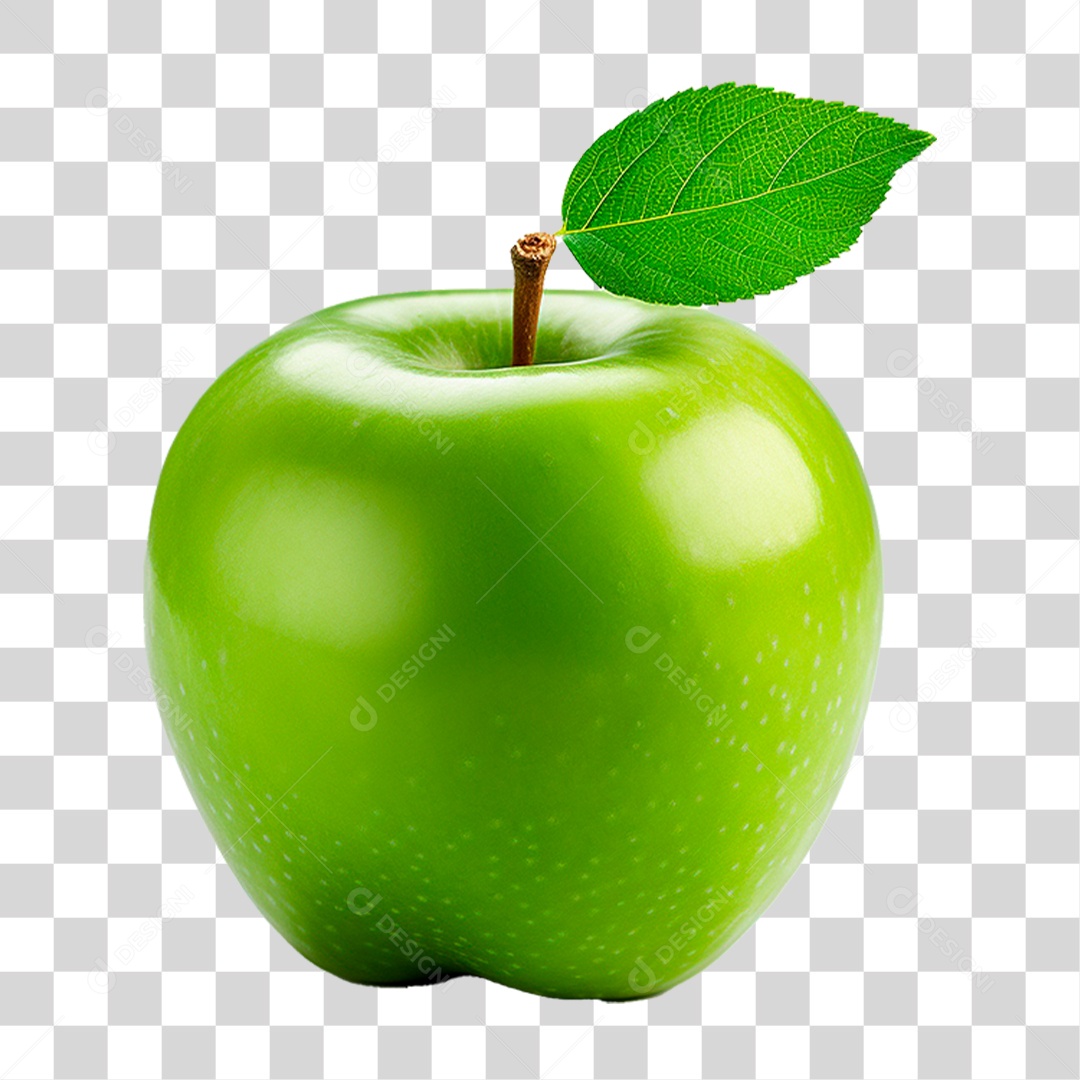 Maçã Verde PNG Transparente