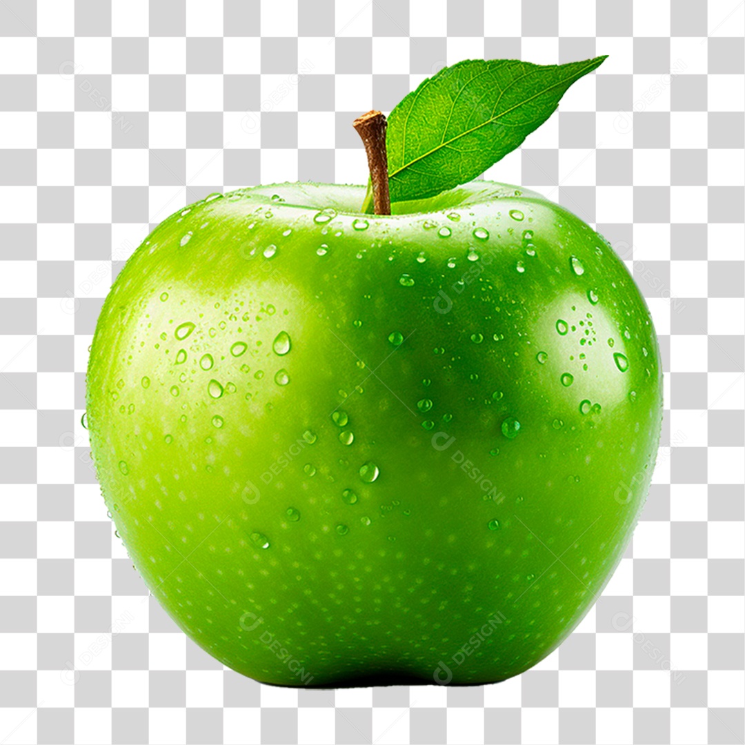 Maçã Verde PNG Transparente