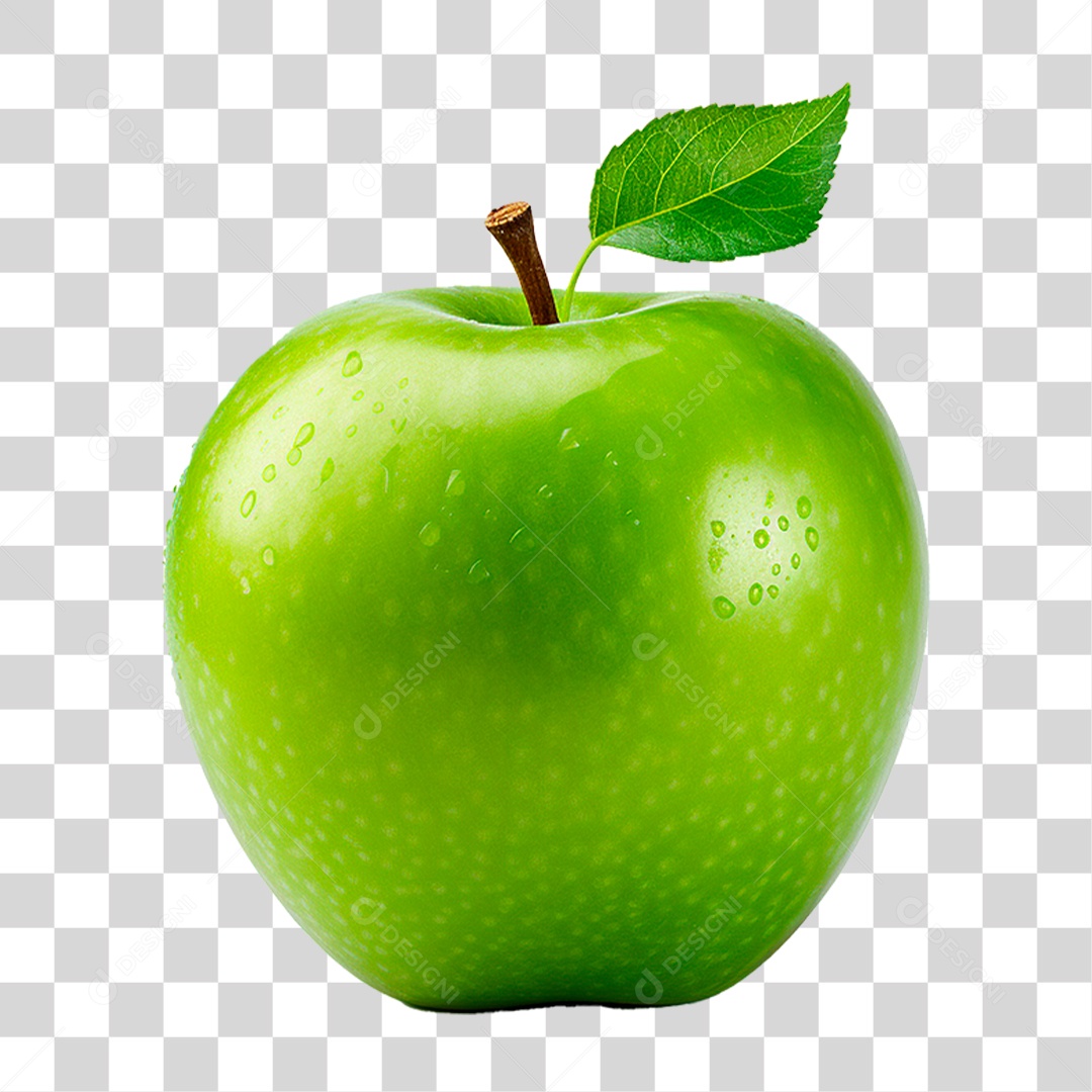 Maçã Verde PNG Transparente