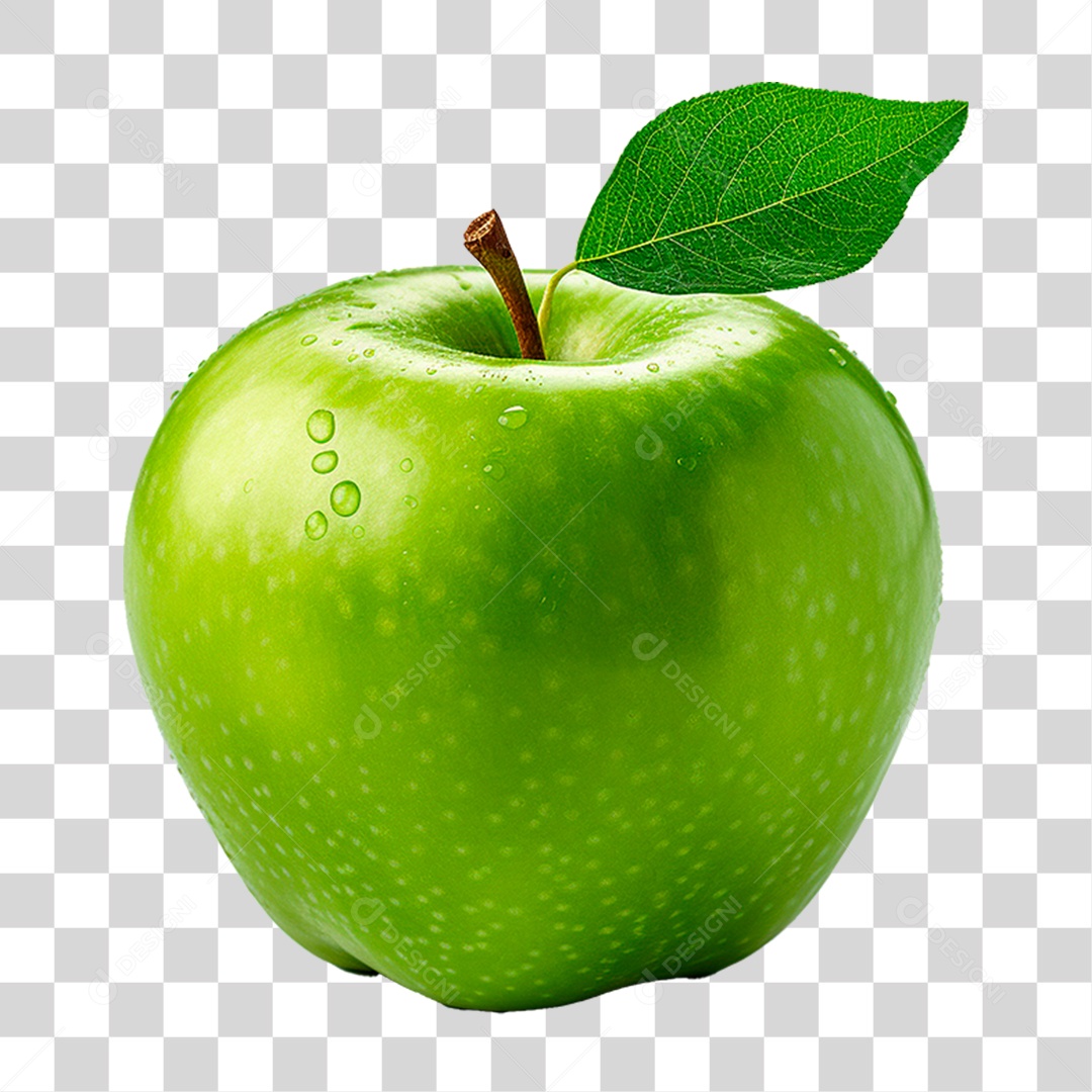 Maçã Verde PNG Transparente