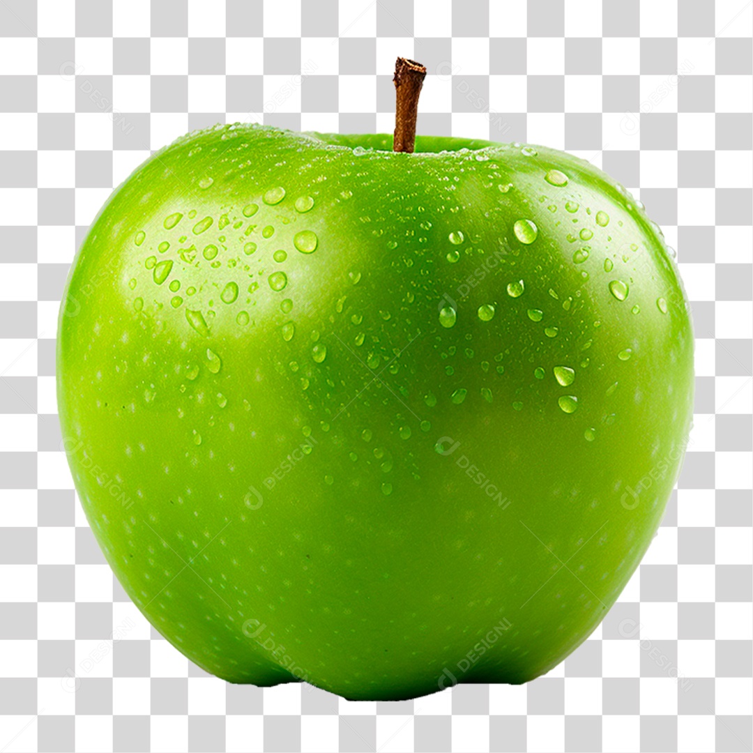 Maçã Verde PNG Transparente