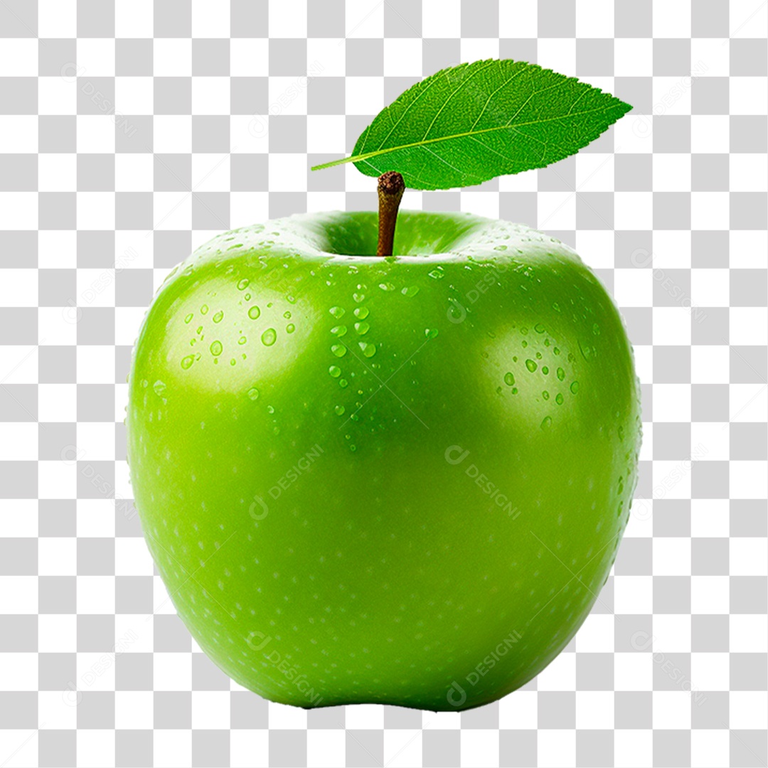 Maçã Verde PNG Transparente