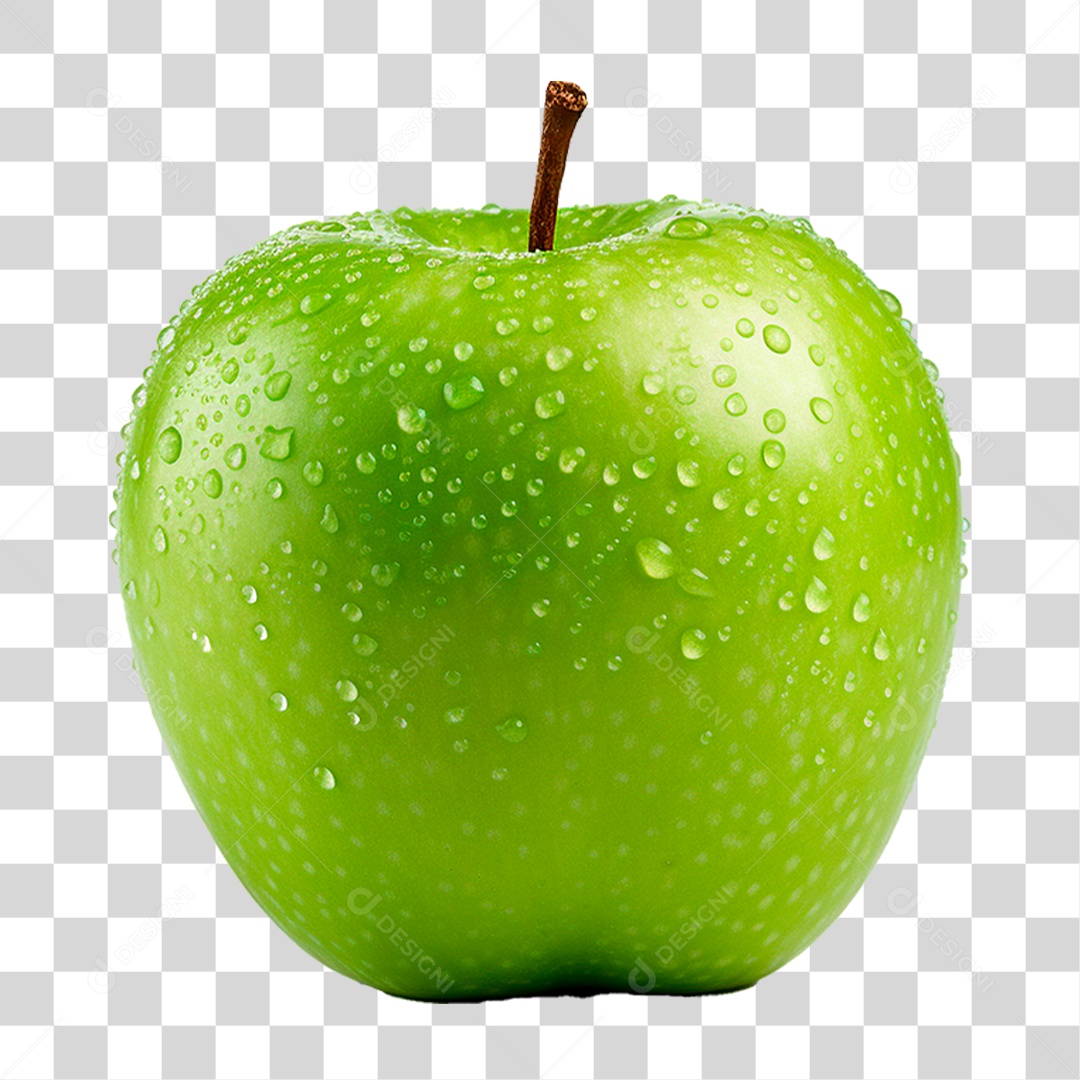 Maçã Verde PNG Transparente