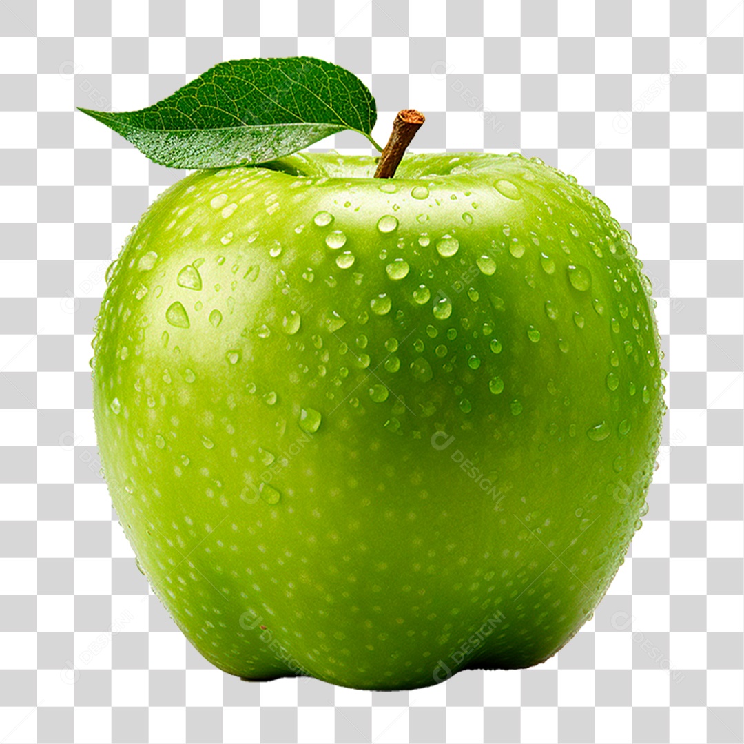 Maçã Verde PNG Transparente