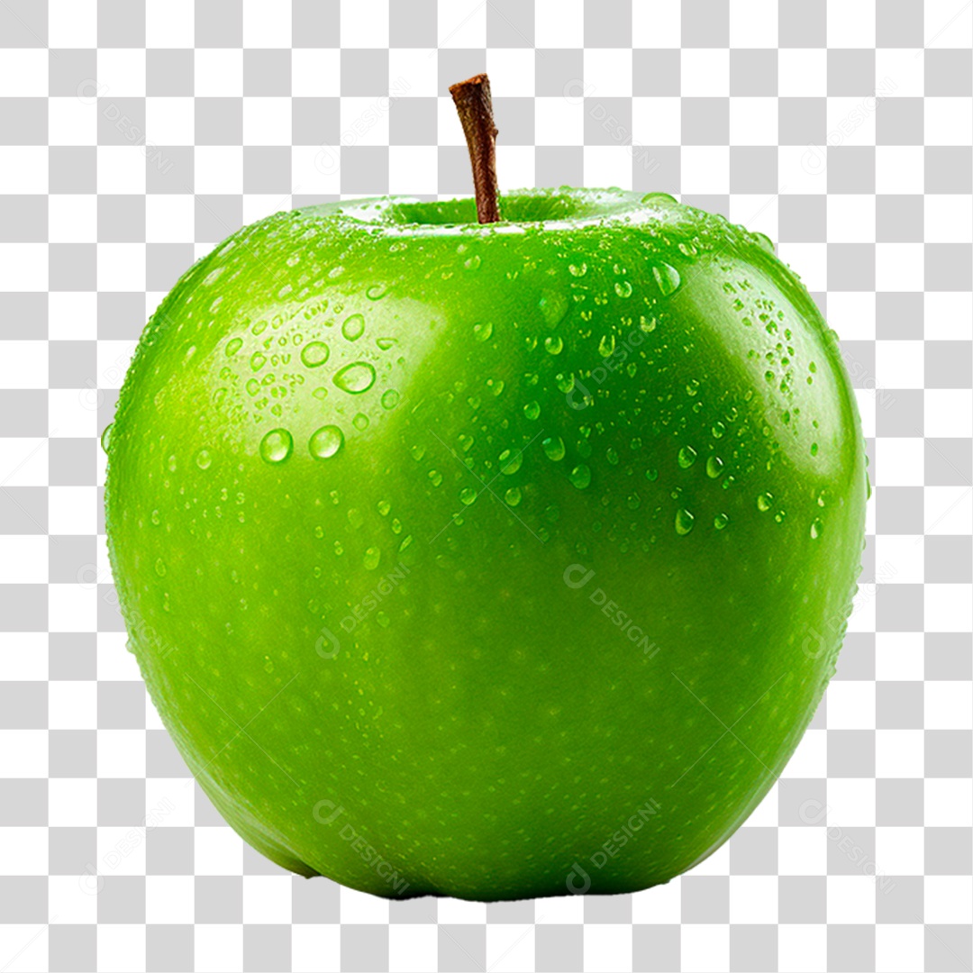 Maçã Verde PNG Transparente