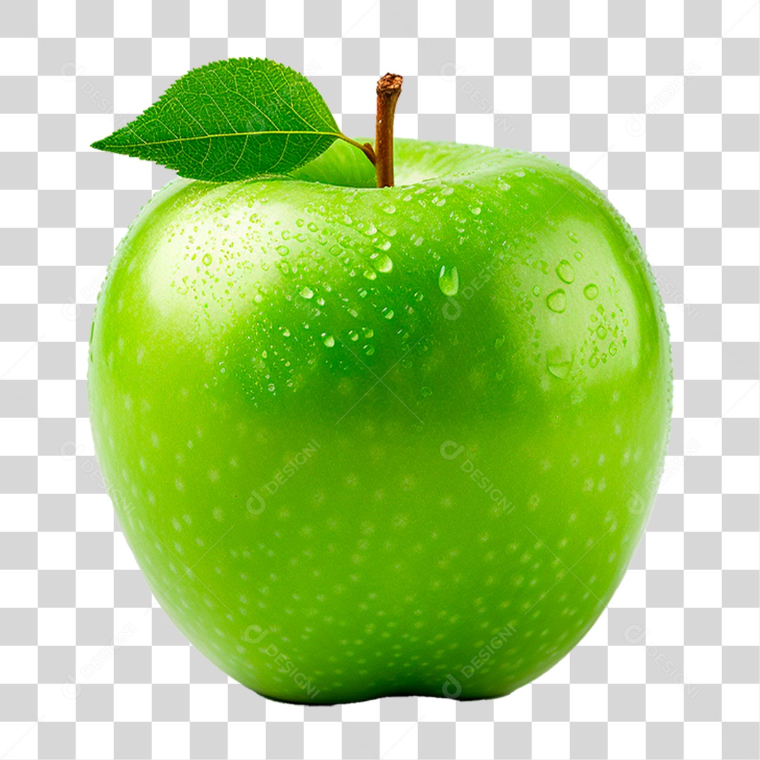 Maçã Verde PNG Transparente
