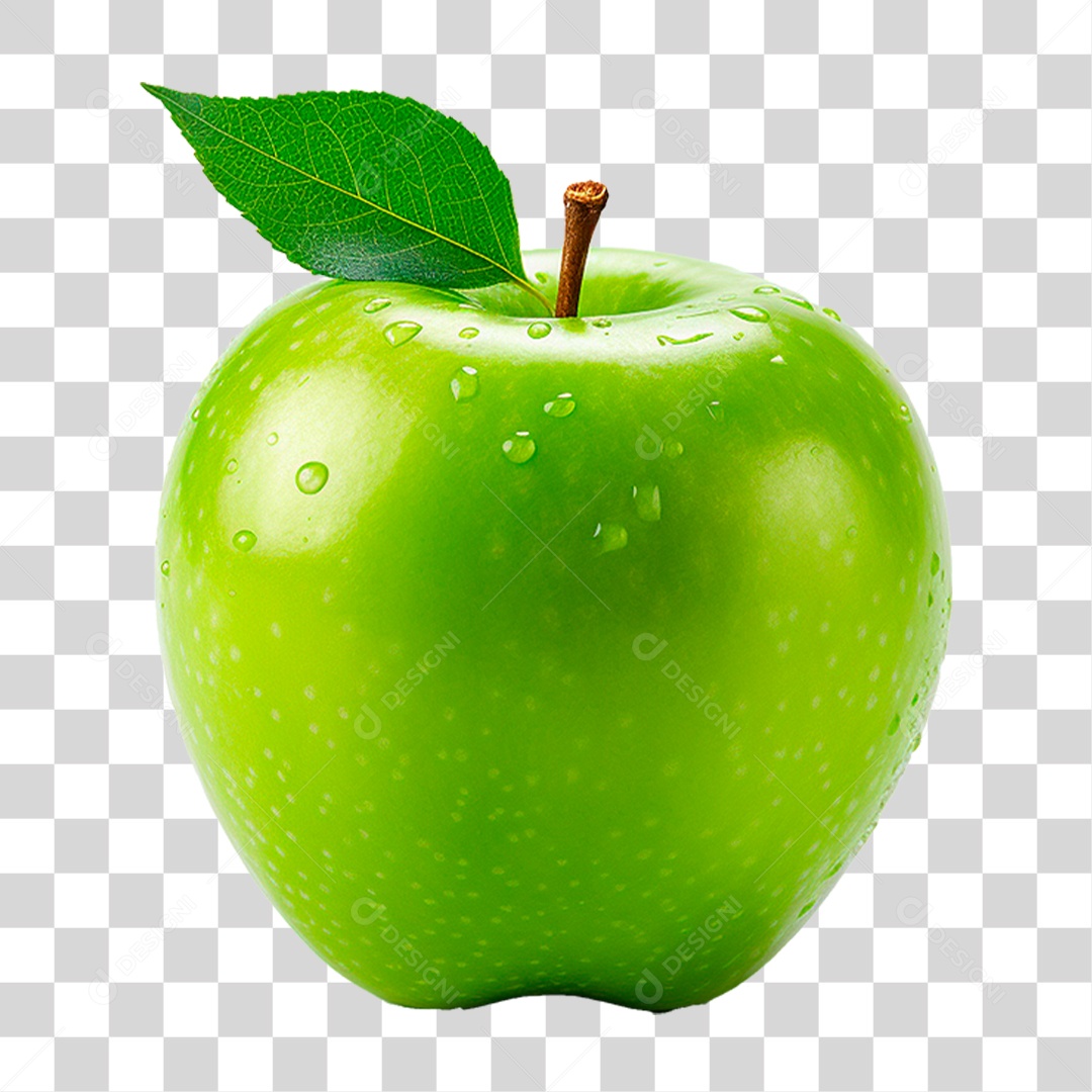 Maçã Verde PNG Transparente