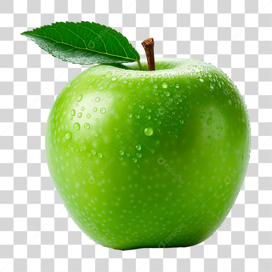Maçã Verde PNG Transparente