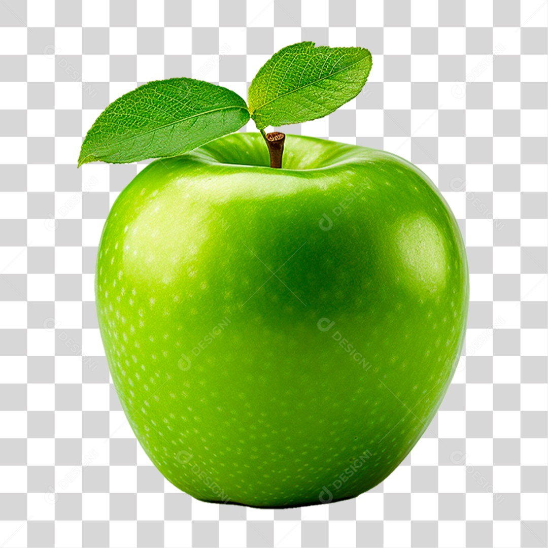 Maçã Verde PNG Transparente