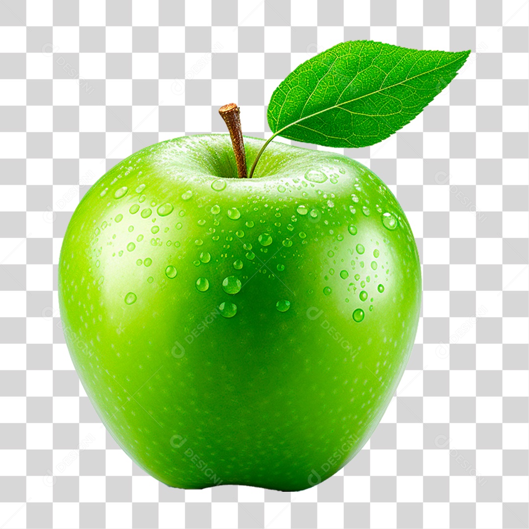 Maçã Verde PNG Transparente