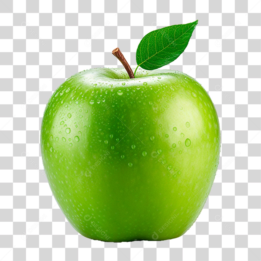 Maçã Verde PNG Transparente