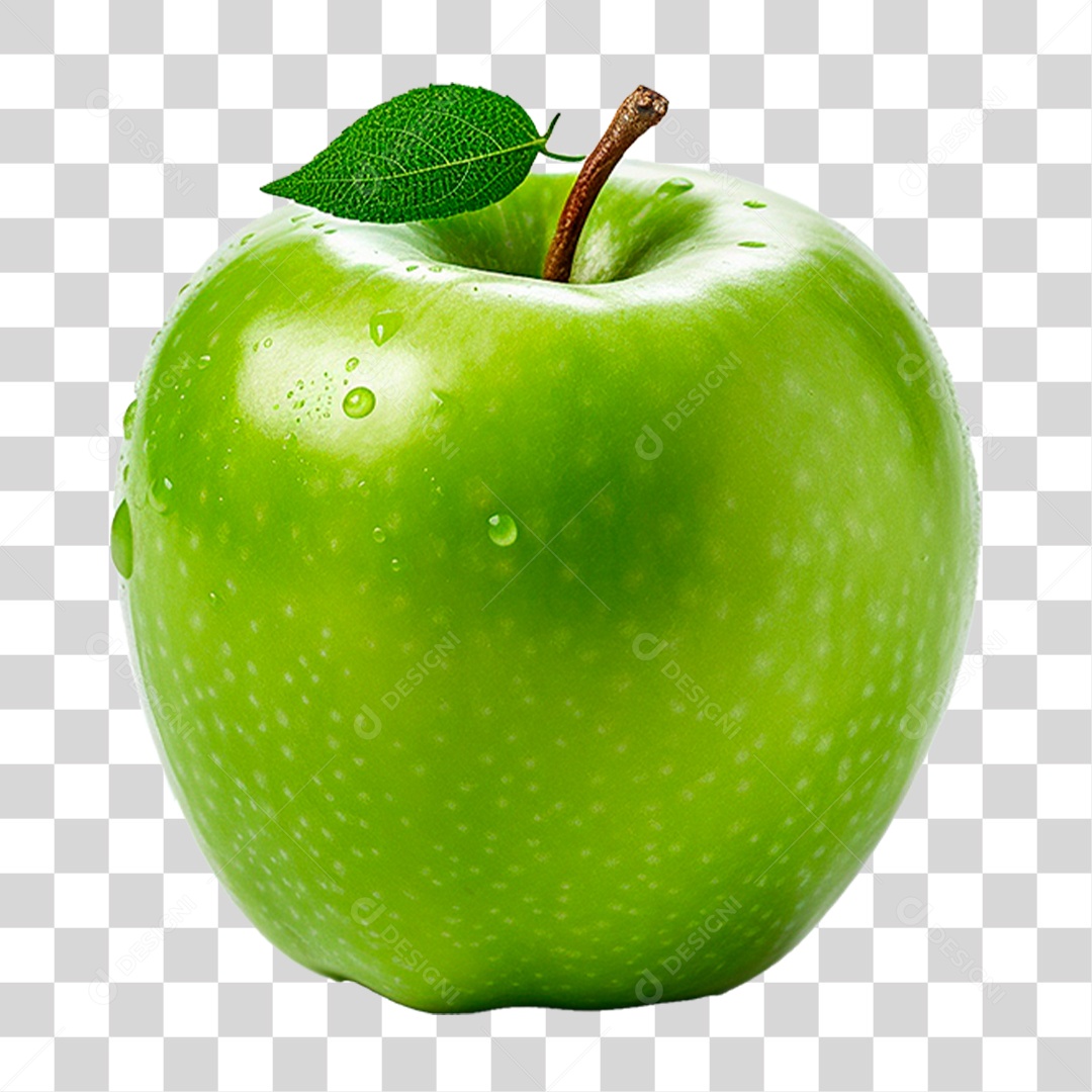 Maçã Verde PNG Transparente