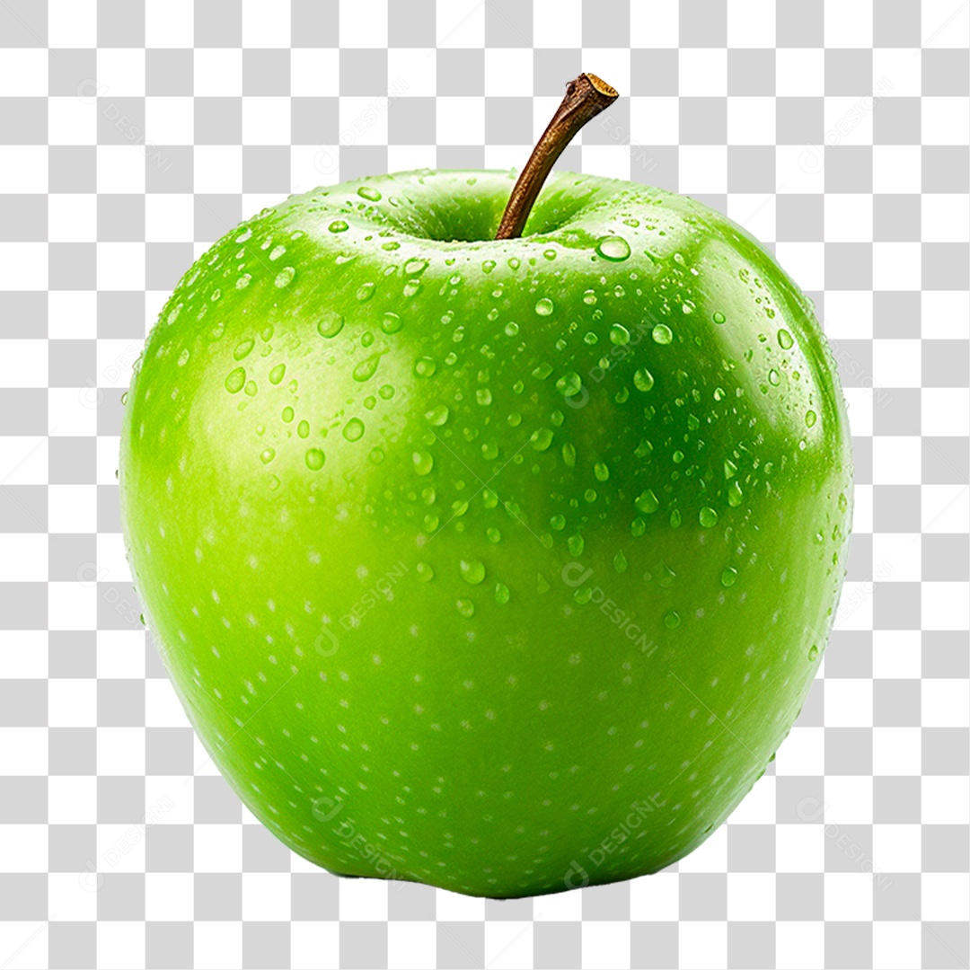 Maçã Verde PNG Transparente