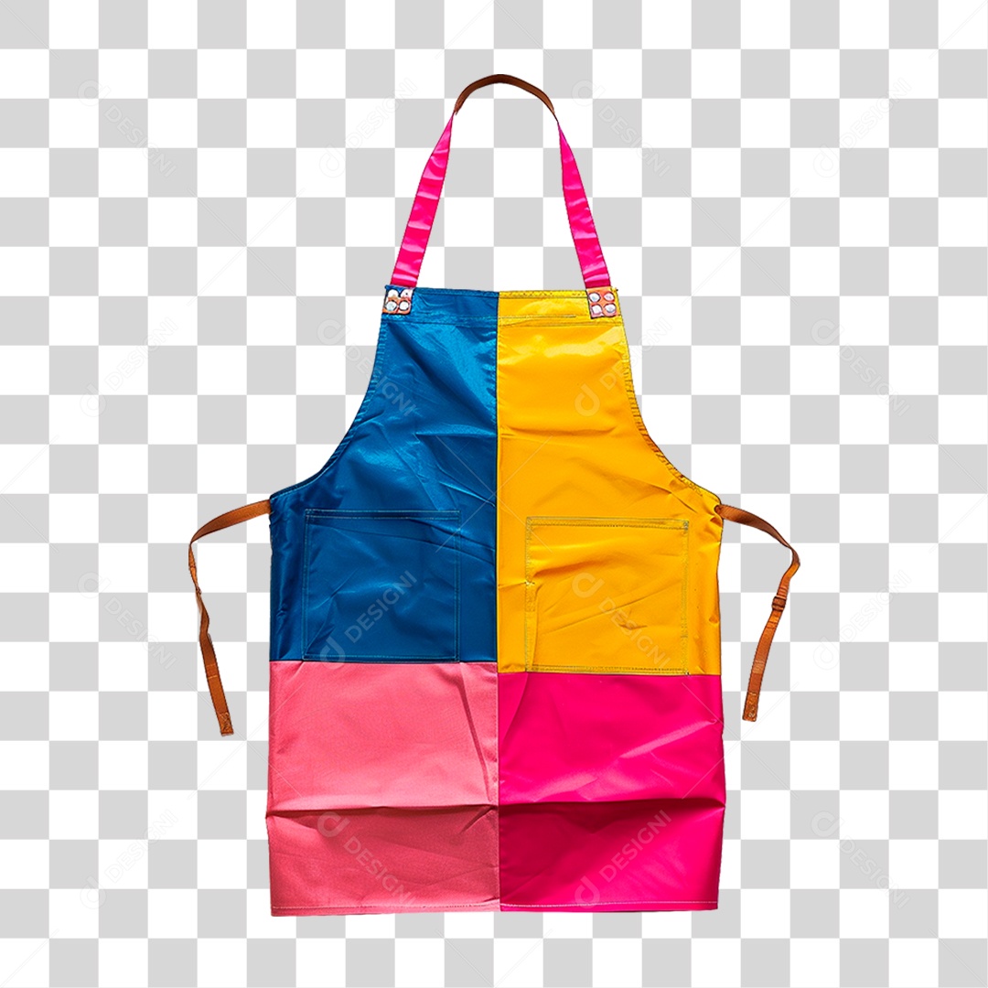 Avental Colorido PNG Transparente