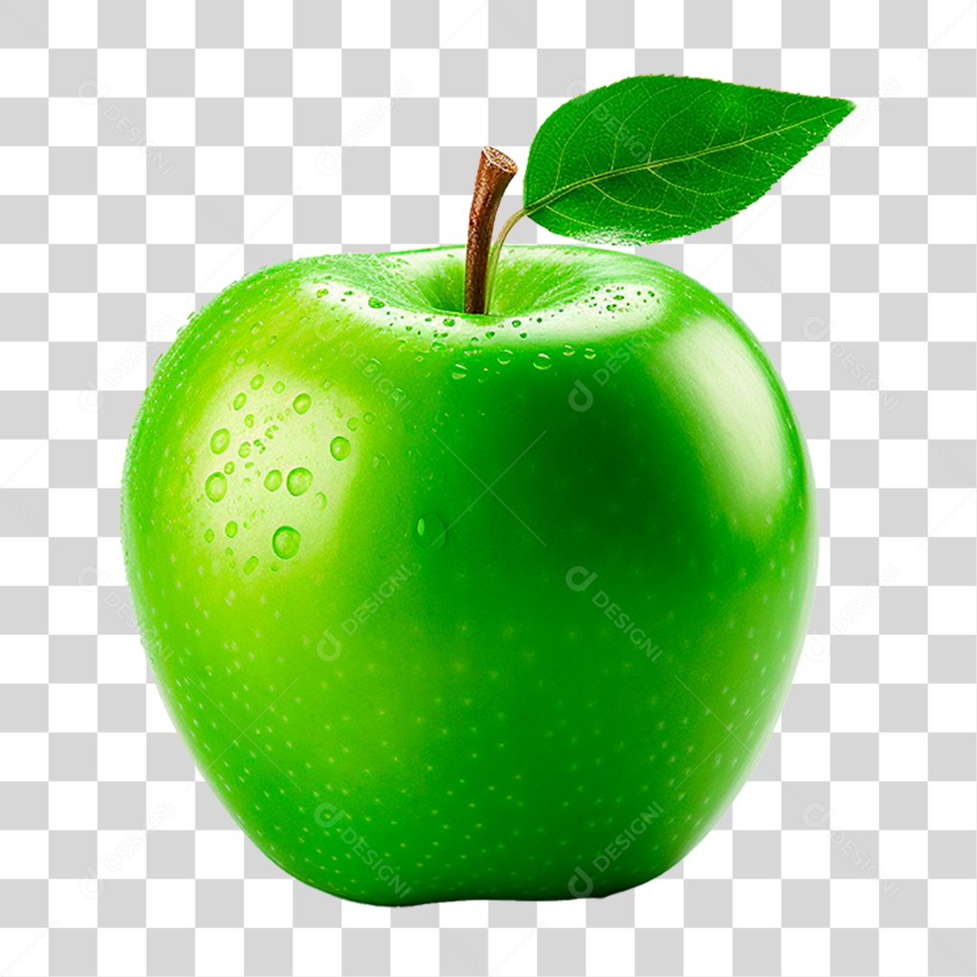 Maçã Verde PNG Transparente