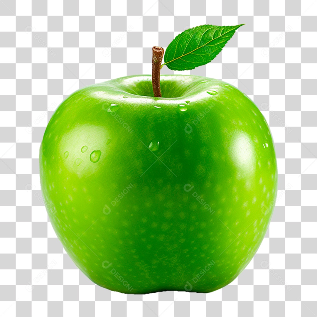 Maçã Verde PNG Transparente