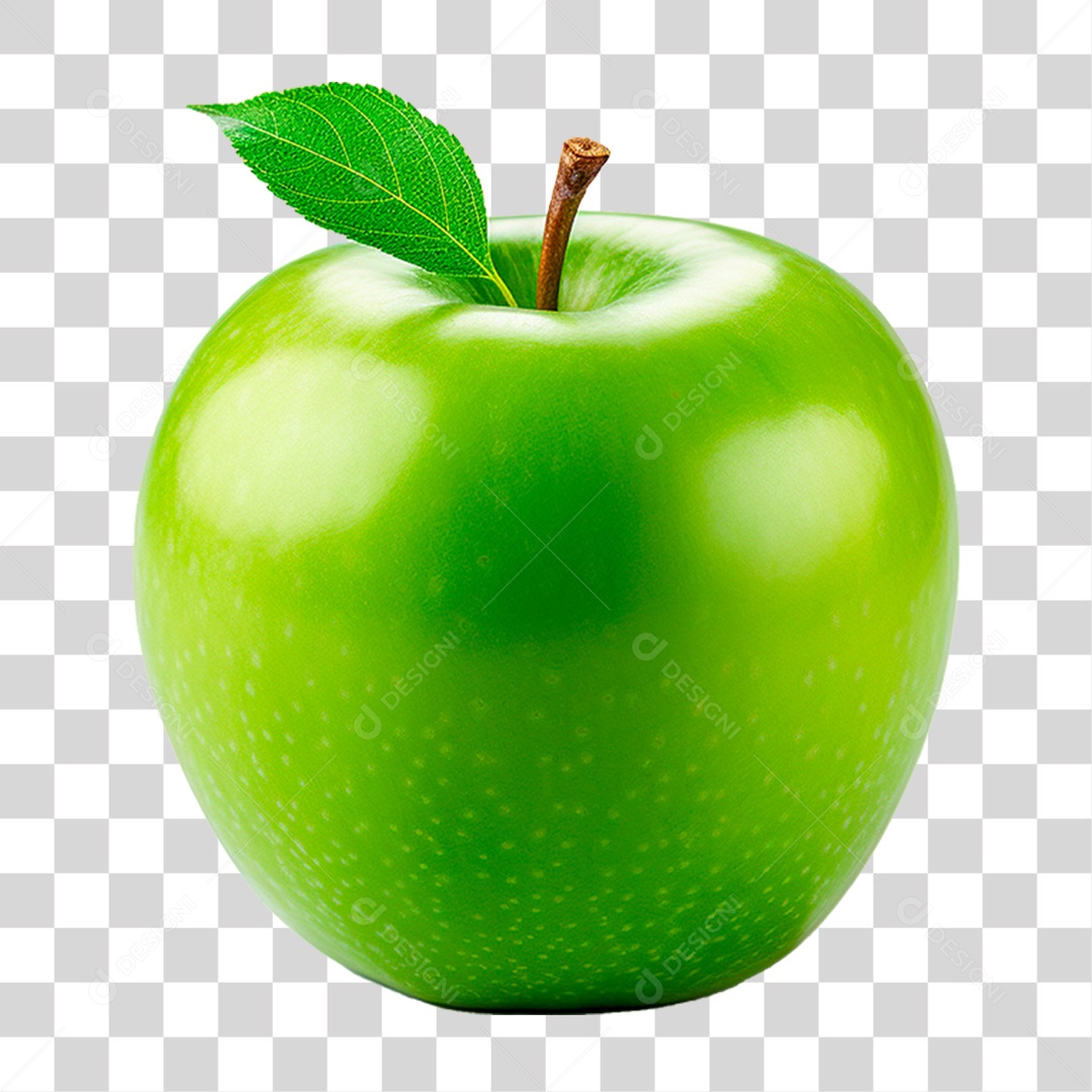 Maçã Verde PNG Transparente