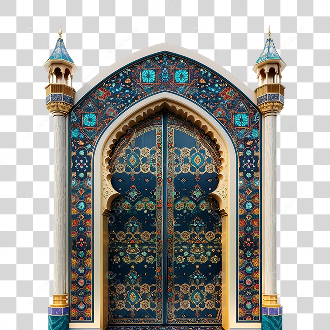 Porta Árabe PNG Transparente