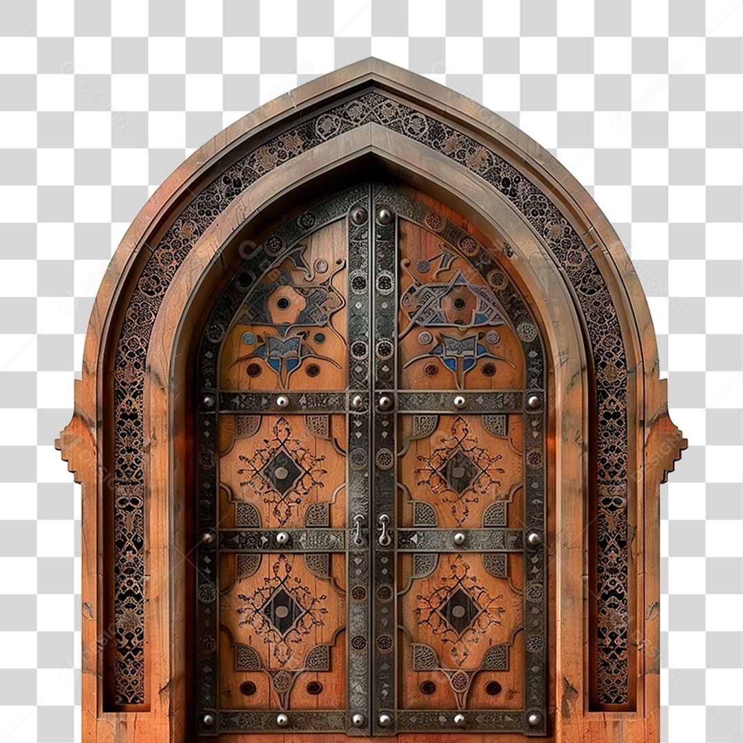 Porta Árabe PNG Transparente