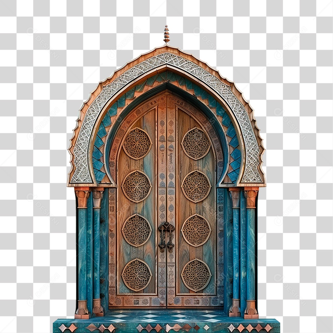 Porta Árabe PNG Transparente
