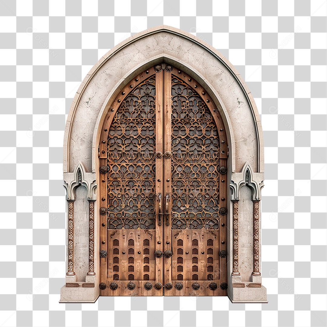 Porta Árabe PNG Transparente