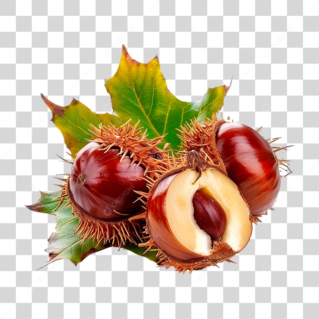 Castanha da Índia PNG Transparente