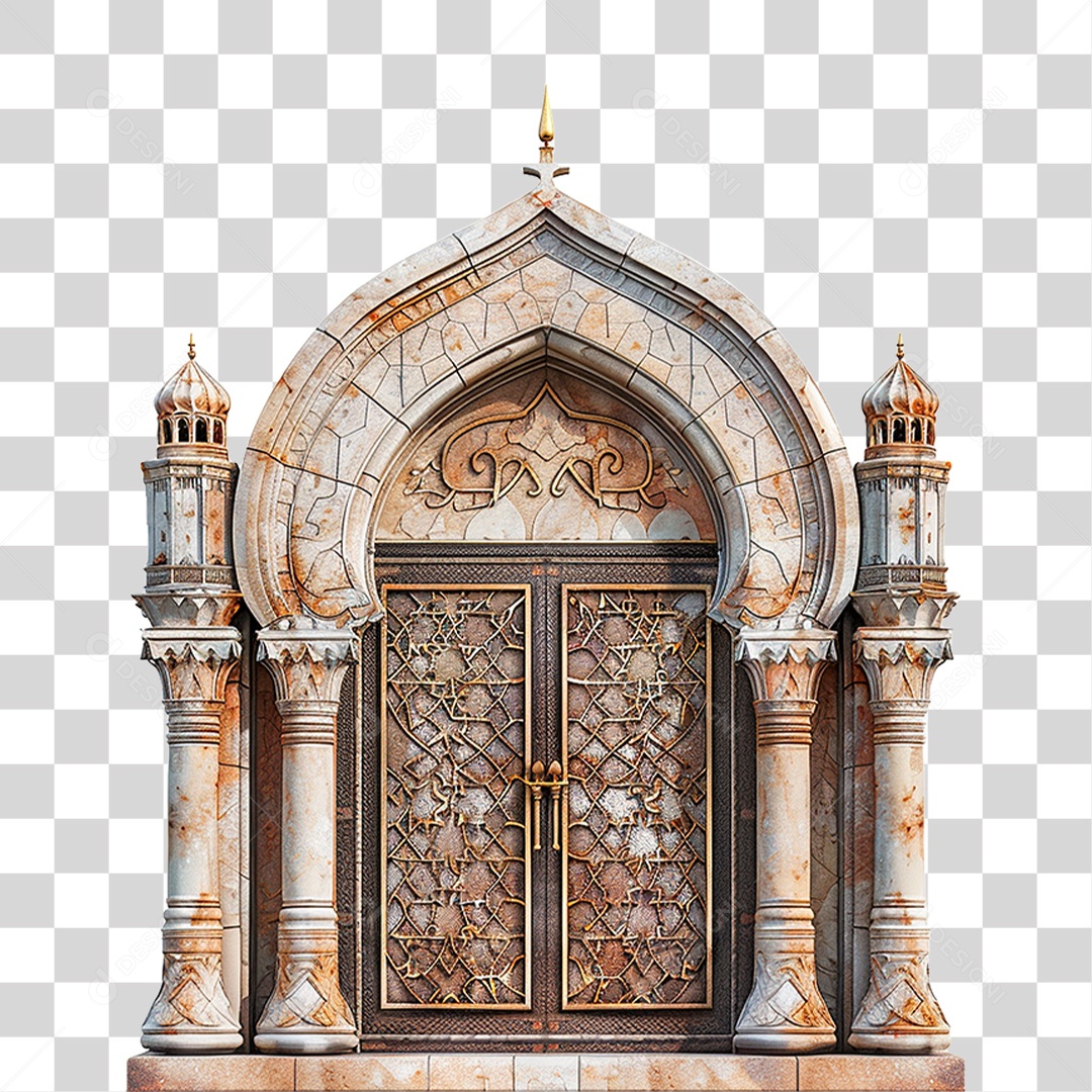 Porta Árabe PNG Transparente