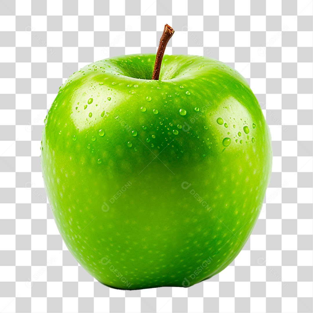 Maçã Verde PNG Transparente