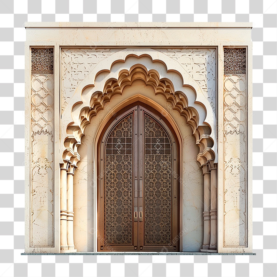 Porta Árabe PNG Transparente
