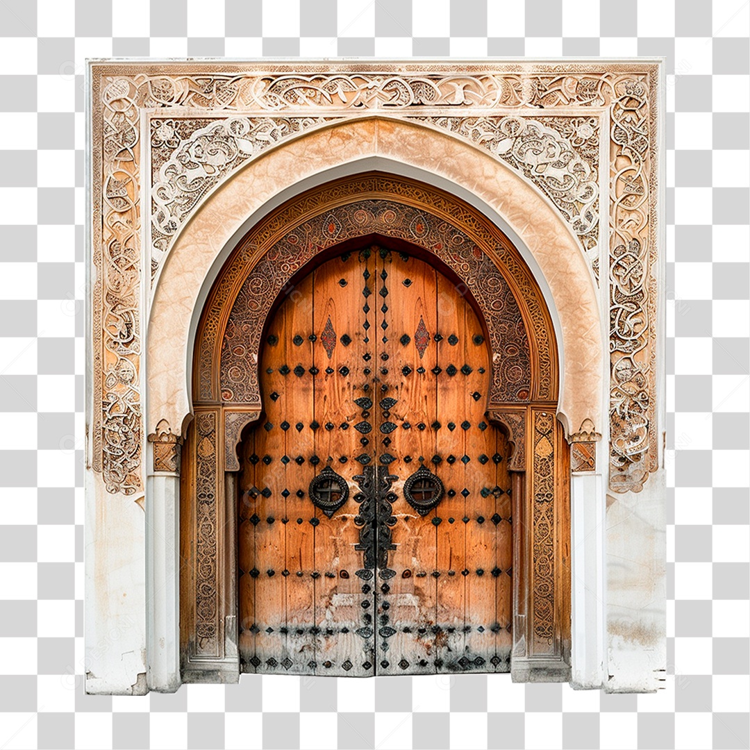 Porta Árabe PNG Transparente