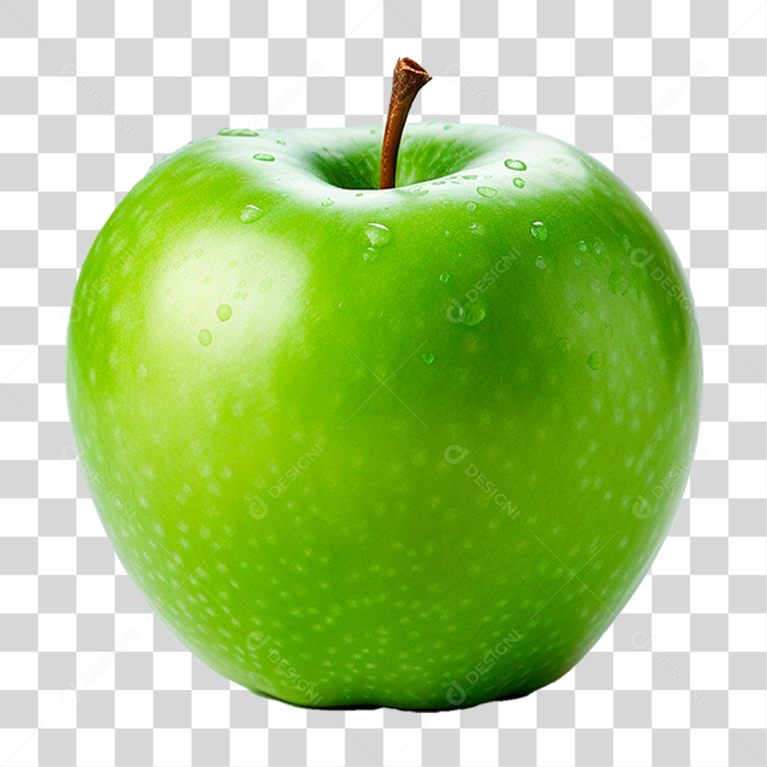 Maçã Verde PNG Transparente