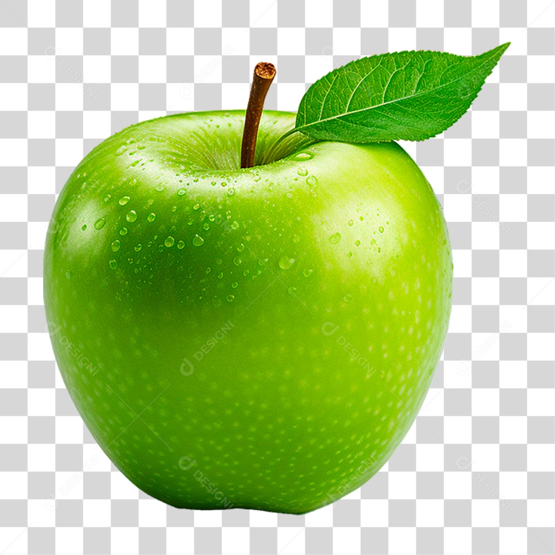 Maçã Verde PNG Transparente