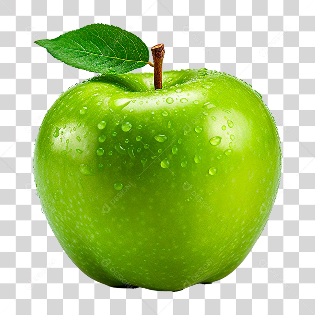 Maçã Verde PNG Transparente