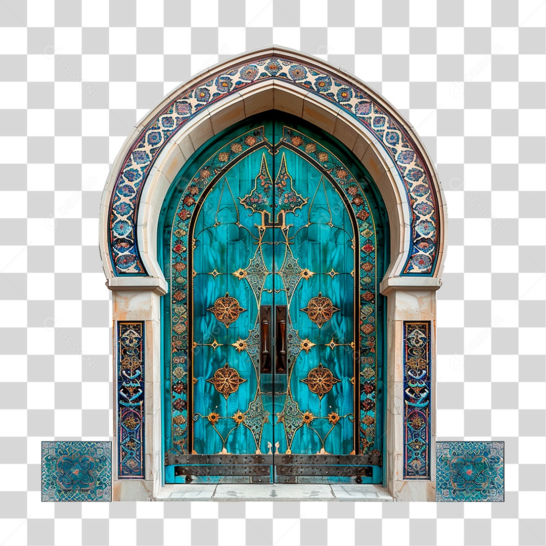 Porta Árabe PNG Transparente