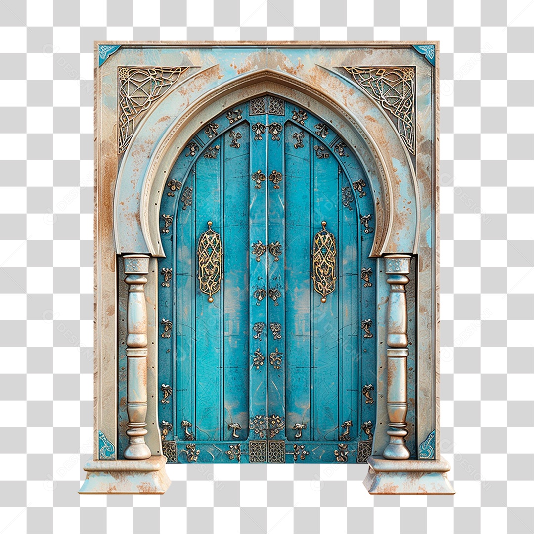 Porta Árabe PNG Transparente