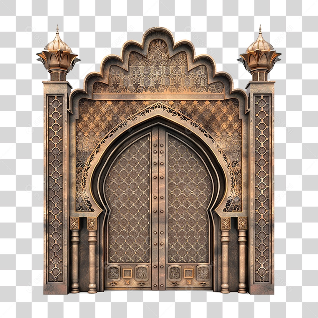 Porta Árabe PNG Transparente