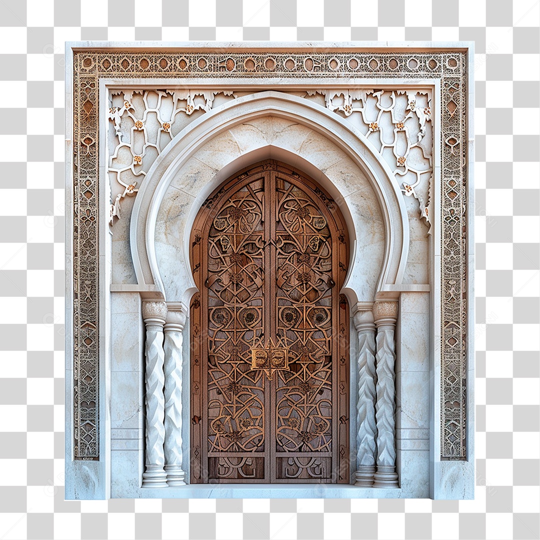 Porta Árabe PNG Transparente