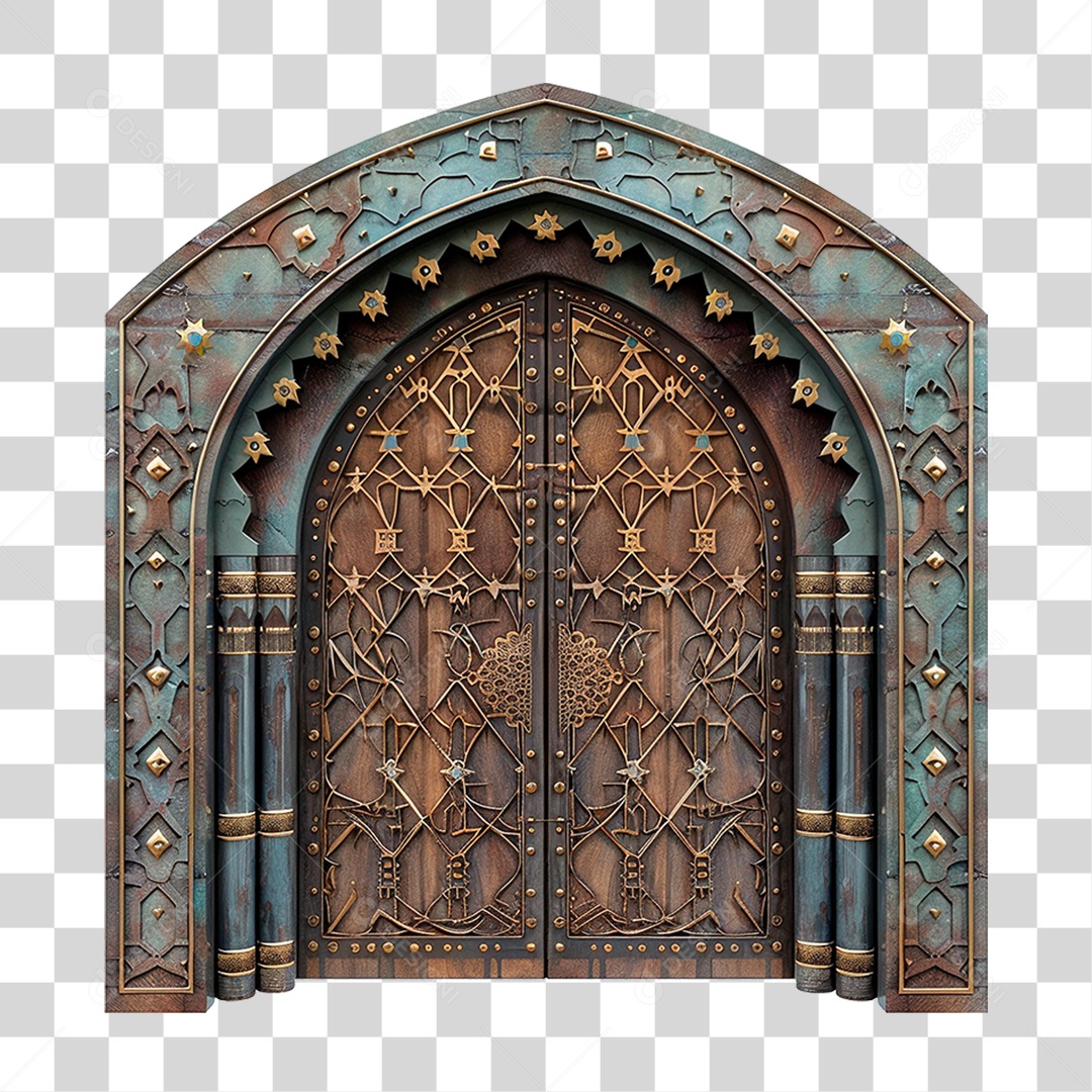 Porta Árabe PNG Transparente