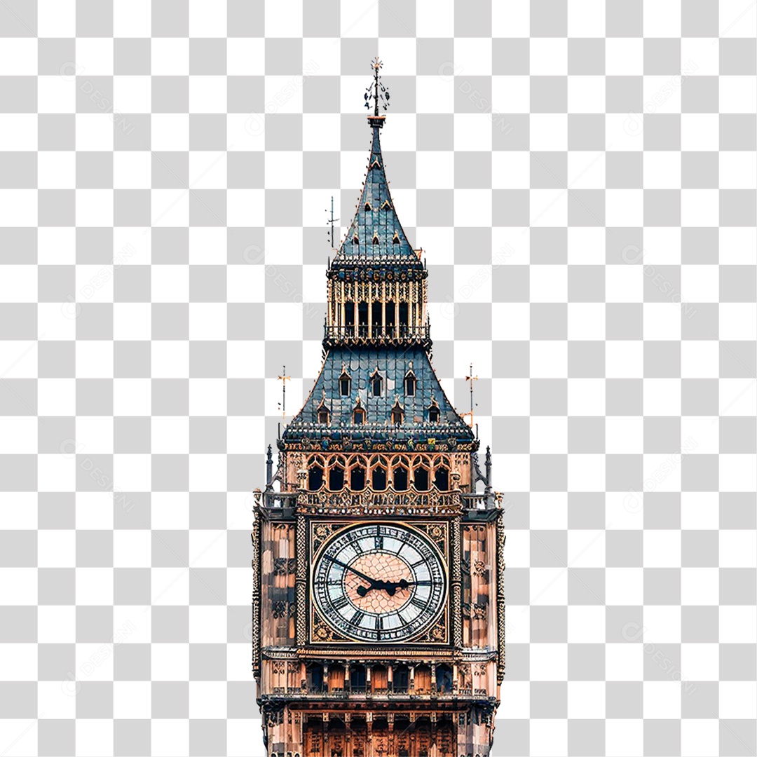 Torre do Relógio PNG Transparente