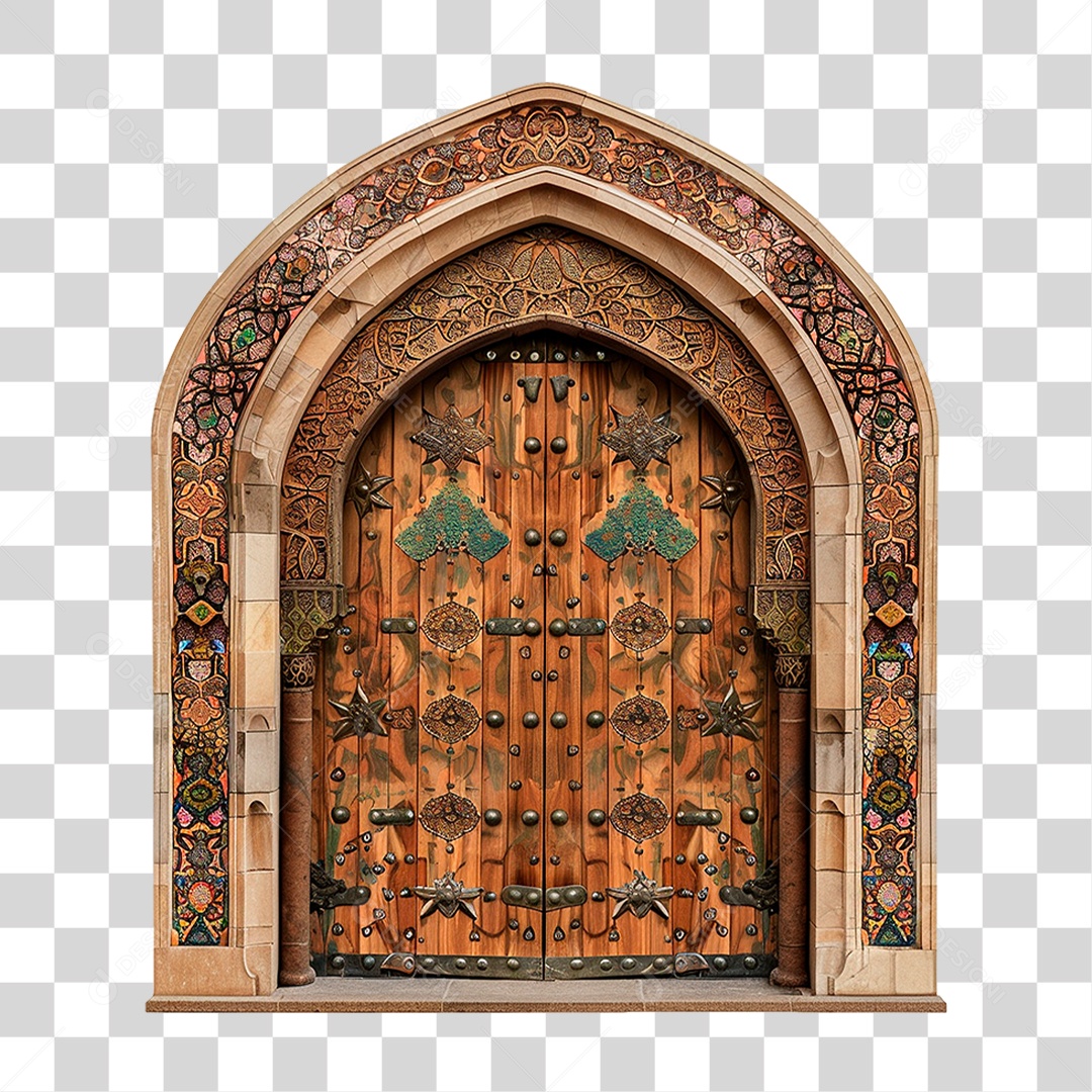 Porta Árabe PNG Transparente