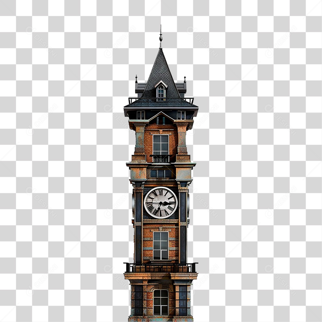 Torre do Relógio PNG Transparente