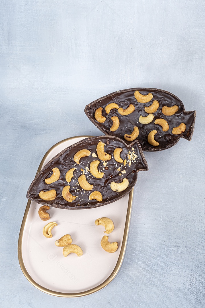 Ovos de páscoa de cupuacu e castanha de caju