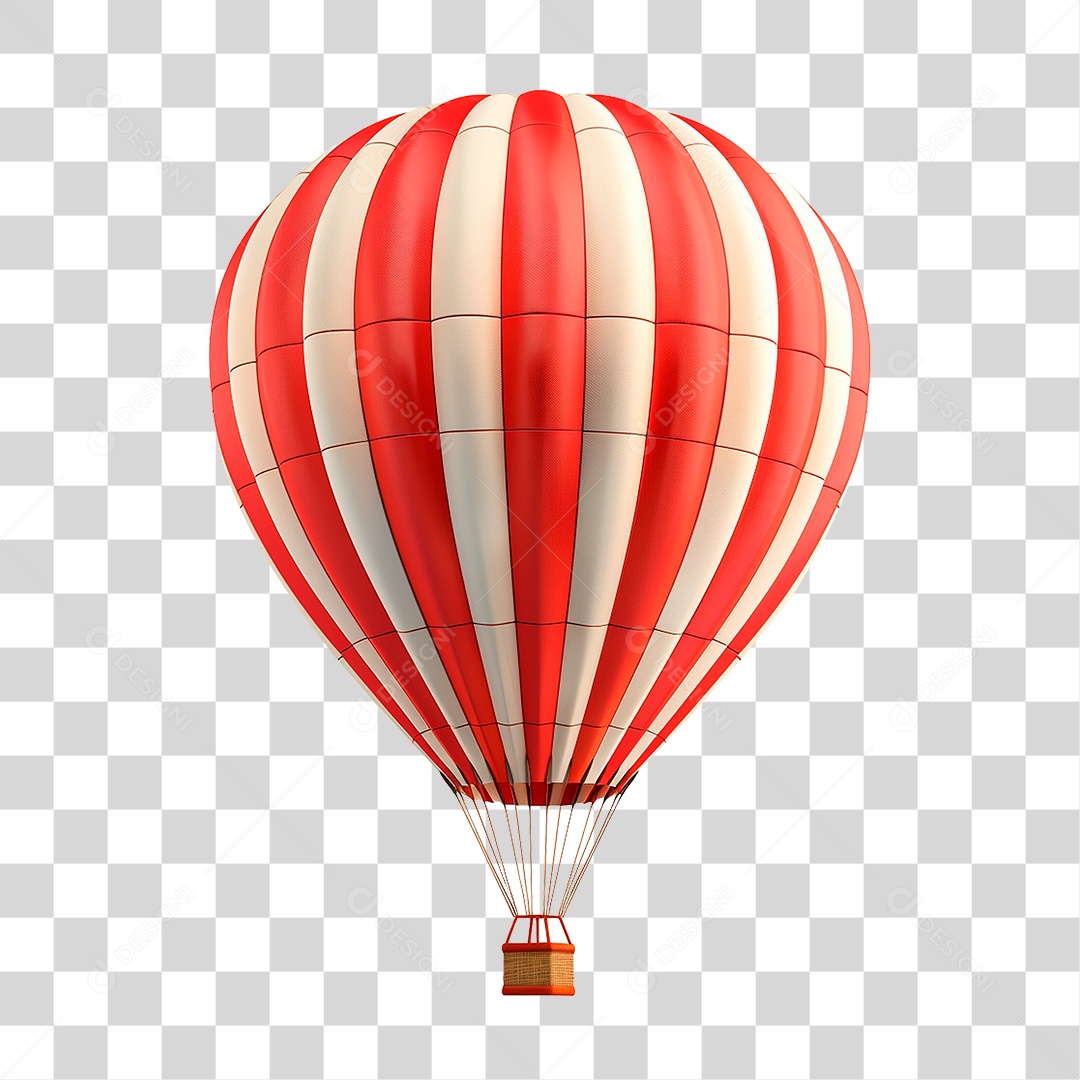 Balão de Ar Quente PNG Transparente