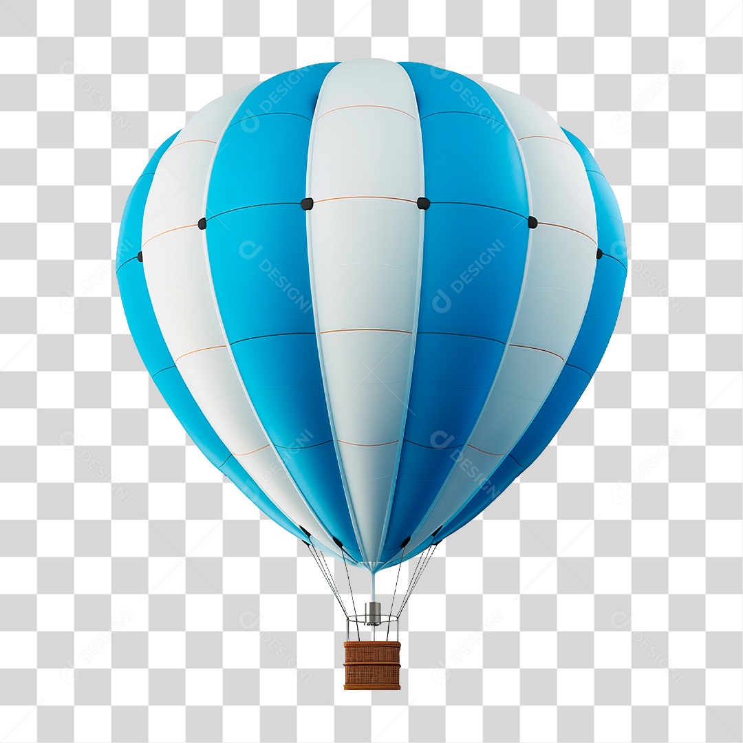 Balão de Ar Quente PNG Transparente