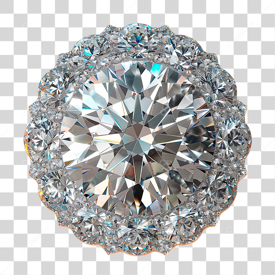 Diamante Brilhante PNG Transparente