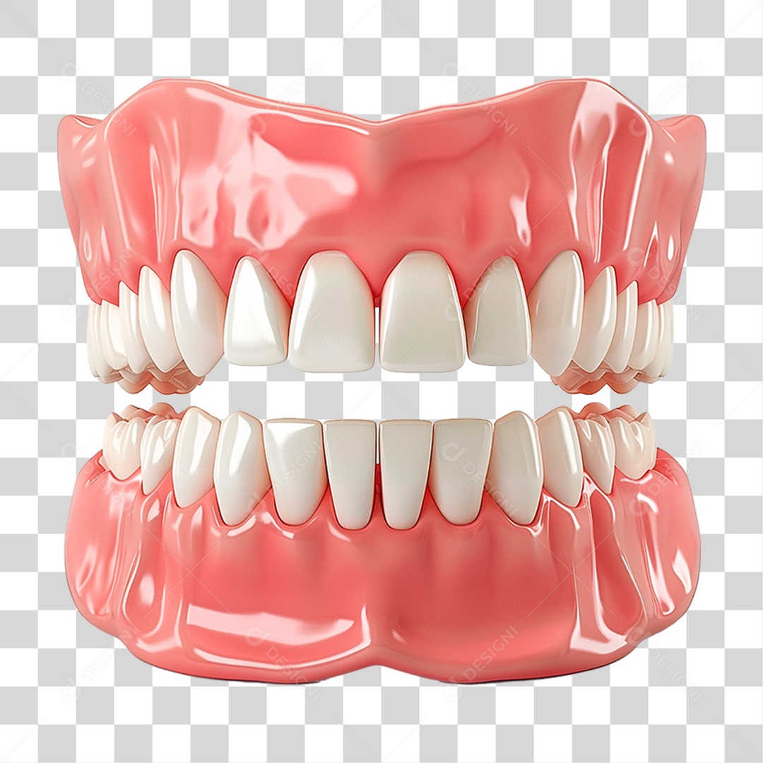 Dentadura PNG Transparente