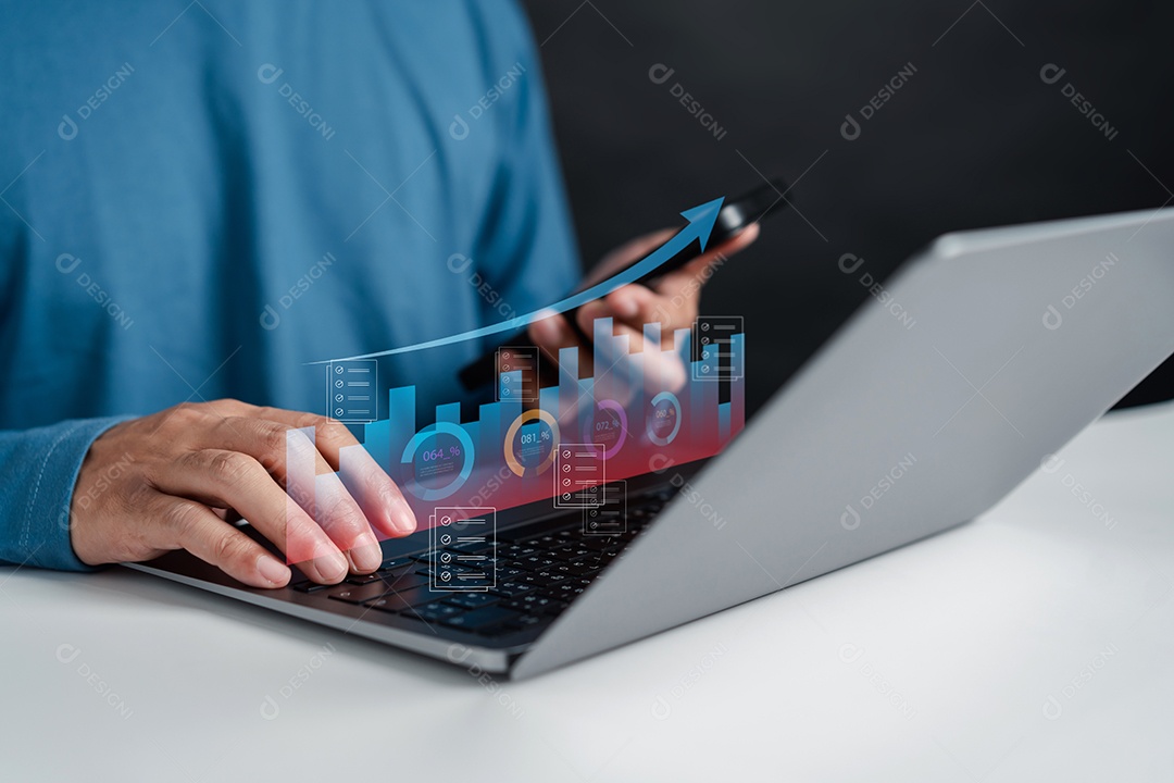 Homem jovem empresário em seu escritório