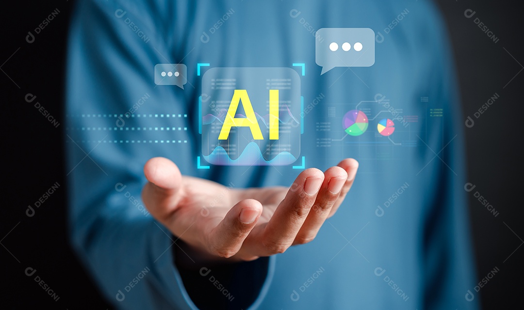 Homem jovem empresário em seu escritório